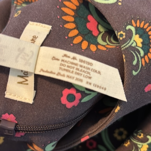 Matilda Jane Friends Forever Maja women’s brown floral dress size medium - Picture 11 of 11